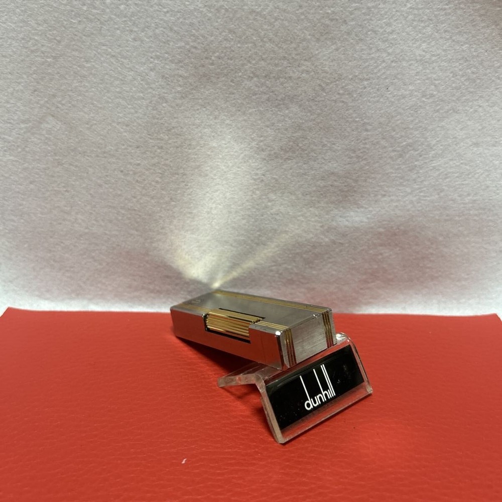 Overhauled Dunhill Rollagas lighter Silver Gold d mark without box