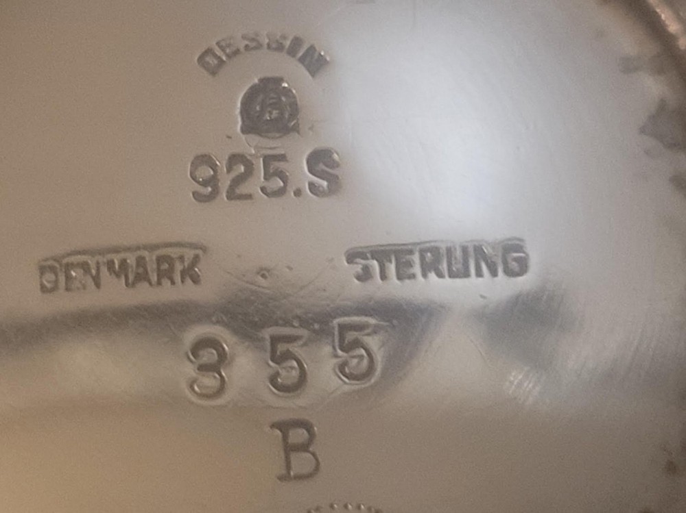 Sterling Silver George Jensen Nut Dish #355B