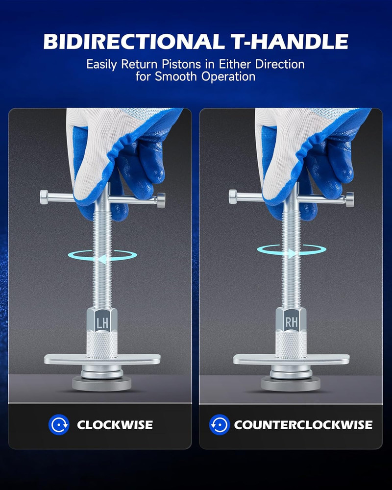 24Pc Brake Caliper Compression Tool Set with Blue Case