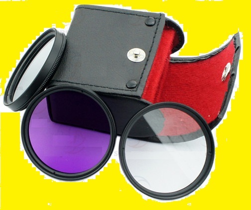 46mm 3pc FILTER KIT Circular Polarizing,Daylight Fluorescent, Ultra-violet light