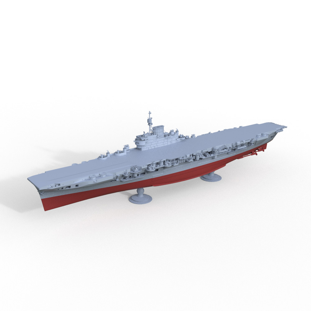 1/2000Military Model Kit British HMS Implacable Class Aircraft Carrier Full Hull