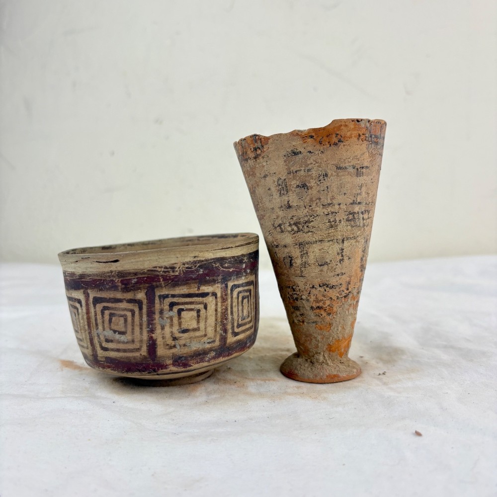 Pair of Ancient Indus Valley Pottery