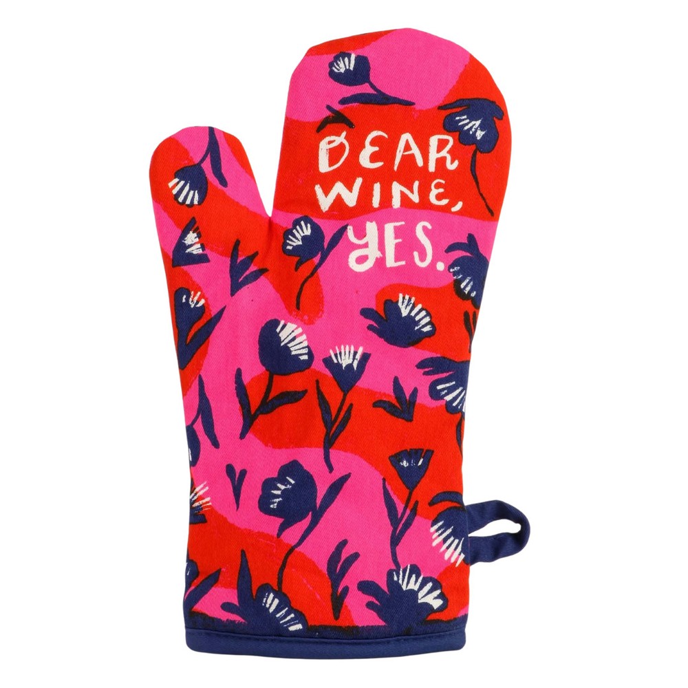 Blue Q Dear Wine Yes Oven Mitt