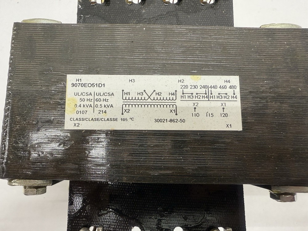 Square D 9070EO51D1 Control Power Transformer