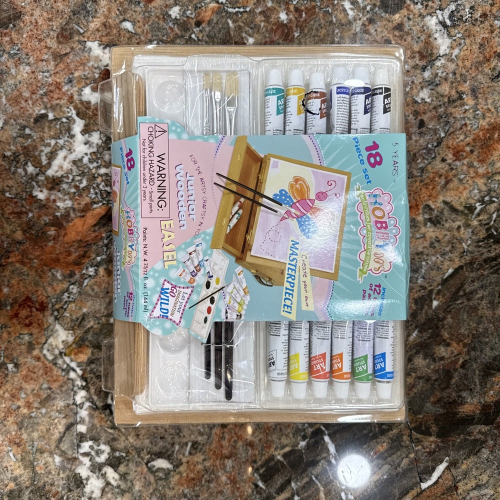 Junior Wooden Easel Set