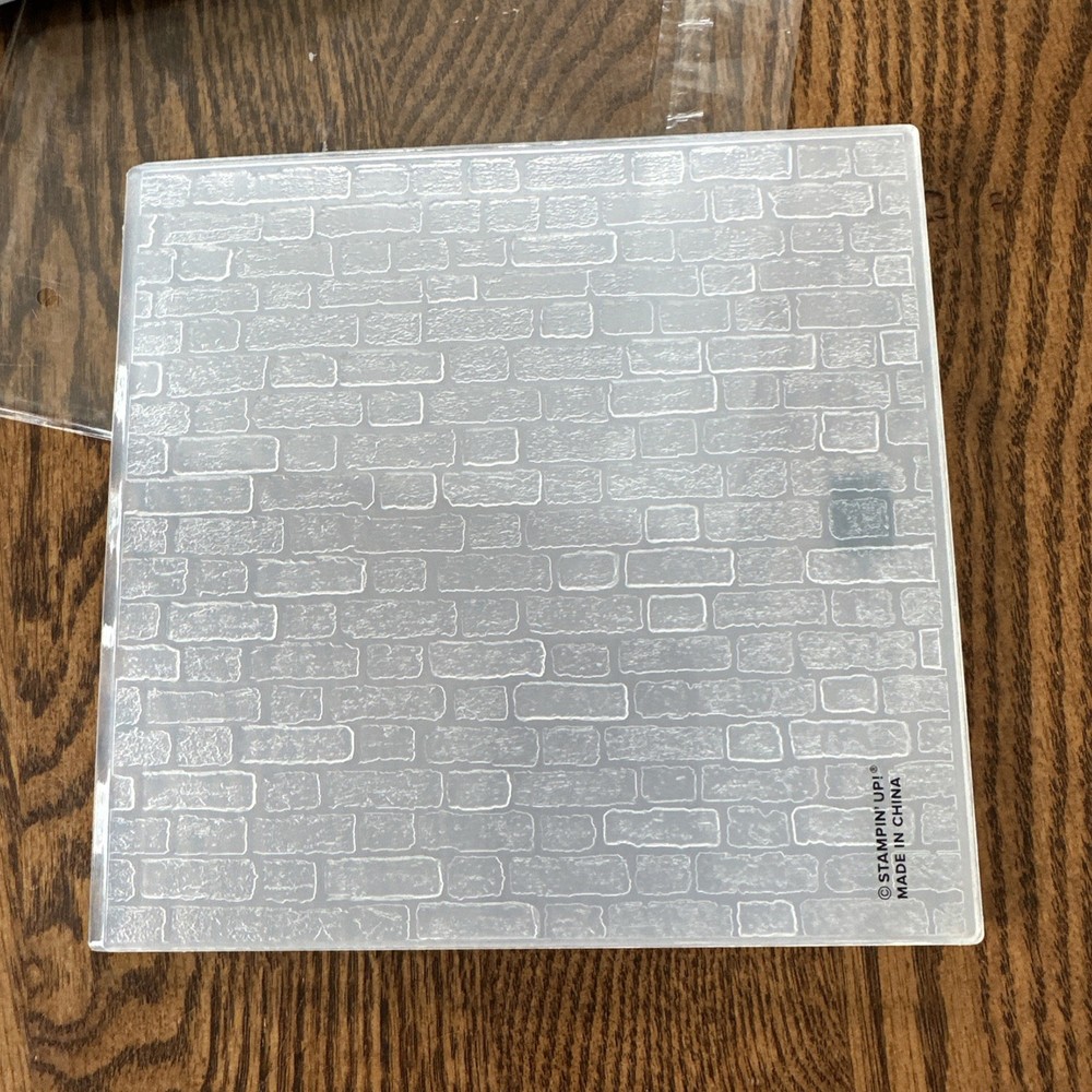 BRICK & MORTAR 3D Embossing Folder Stampin Up Texture A23