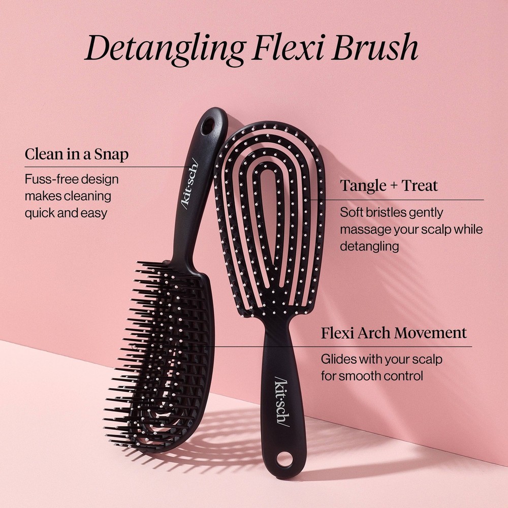 Kit-sch Detangling Flexi Brush - Terracotta