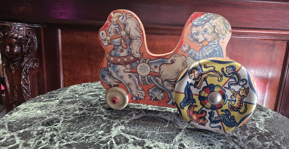 Vintage Metal Masters Pull Toy