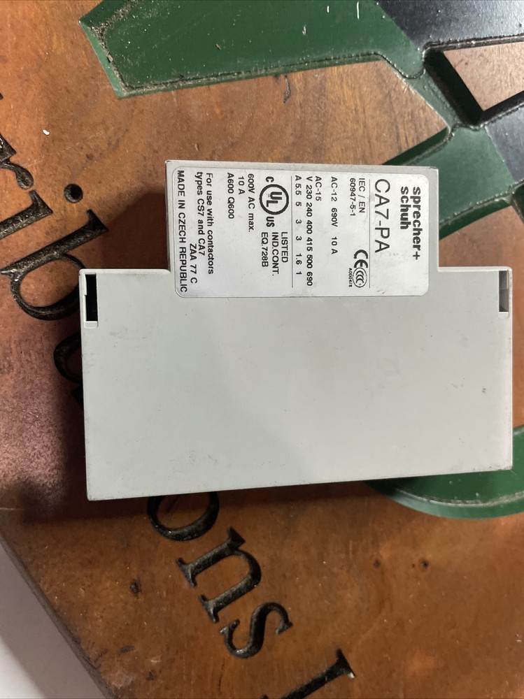 SPRECHER & SCHUH CA7-PA-10 (NEW NO BOX)