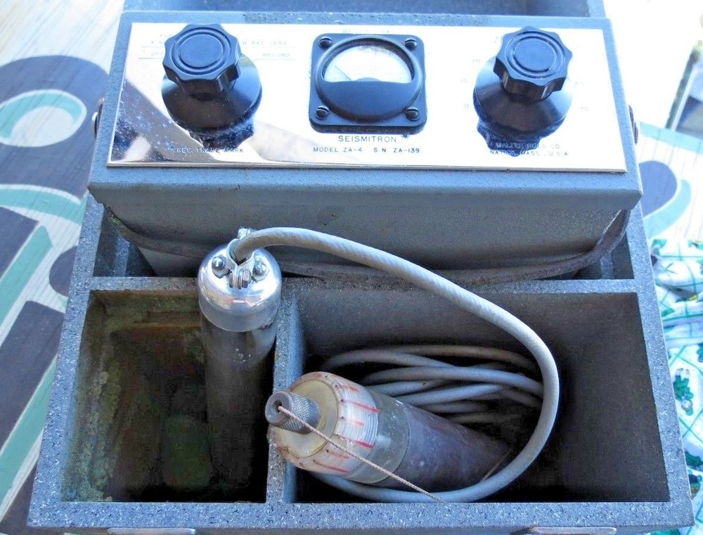 SEISMITRON ZA-4 Power Meter Sensor, Cable, Attenuator