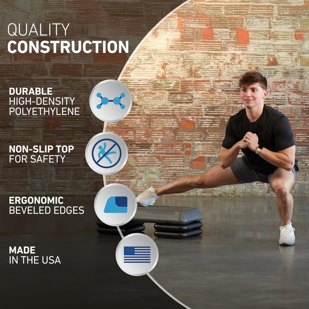Freestyle STEP Exercise Step Platform, Circuit Size Stepper for Exercise at H...