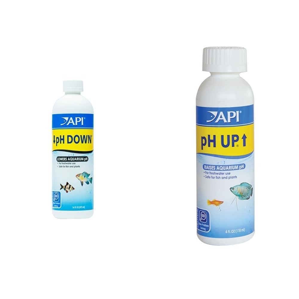 API pH Control Kit: pH Down 16oz & pH Up 4oz - Freshwater Aquarium