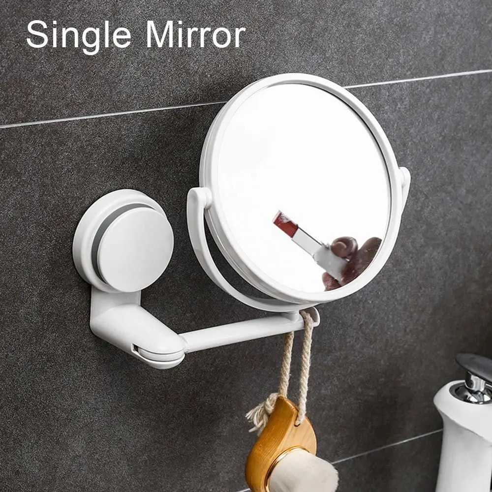 360°Rotating Folding Makeup Mirror Wall-Mounted Installation-Free round Wall-Mou