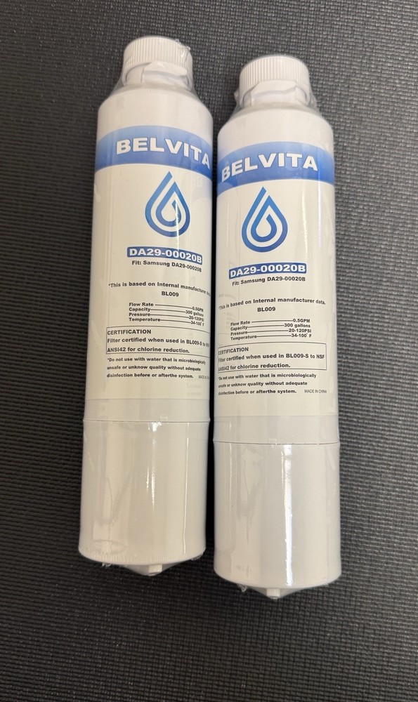 2 Belvita Water Filter For Samsung Refrigerator DA29-00020B