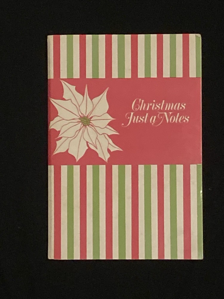 Vintage Current Christmas Just-A-Note Fold Over Notes Two Styles No Stickers