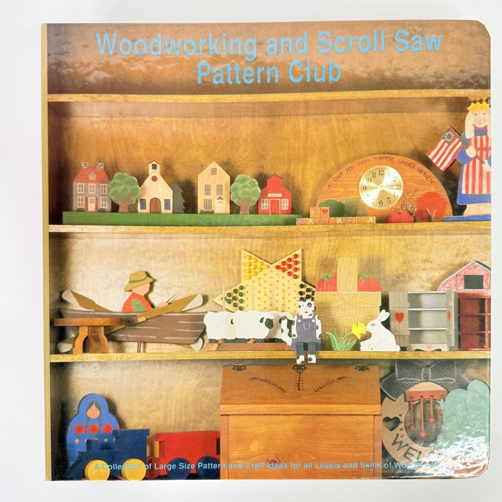 Vintage ScrollSaw Patterns Woodworking Scroll Saw Pattern Club Lot Plans Set