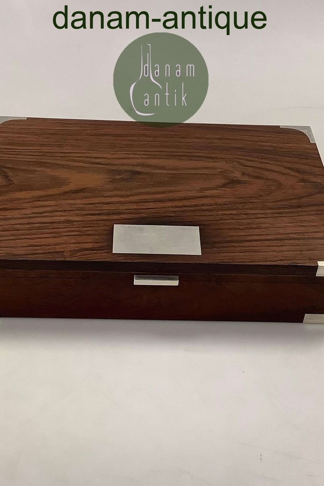 Hans Hansen Sterling Silver and Wood Box