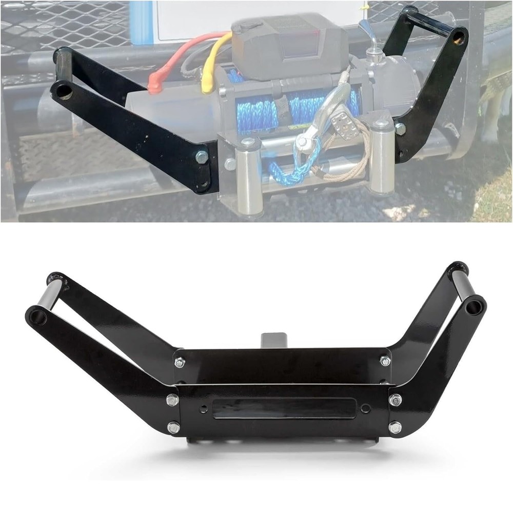 Foldable Winch Mount Plate Trailer Winch Cradle For Standard Winch 13000lbs