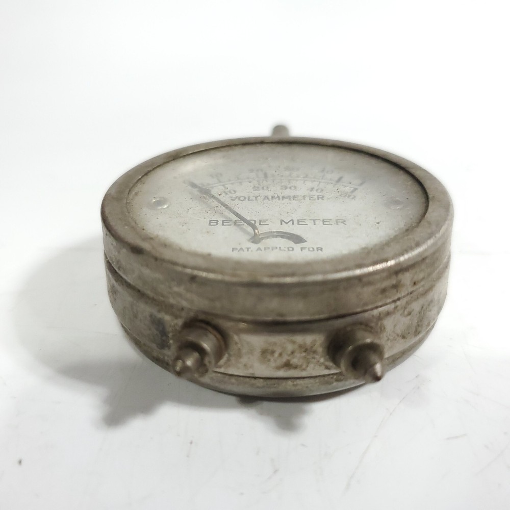 Vintage Beede Meter Volt Ammeter