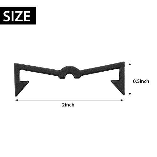 100 Pcs Pegboard Hook Locks Plastic Peg Hook Fixer Peg Board Hook Accessories