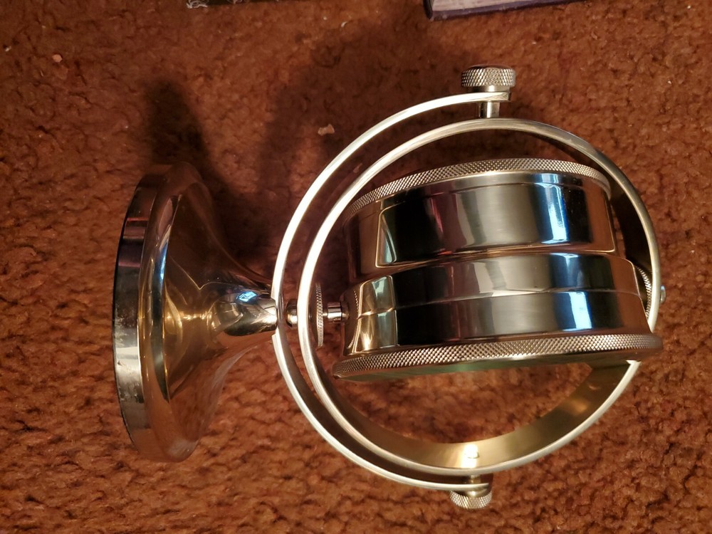 Vintage Seth Thomas Solid Brass Ships Clock