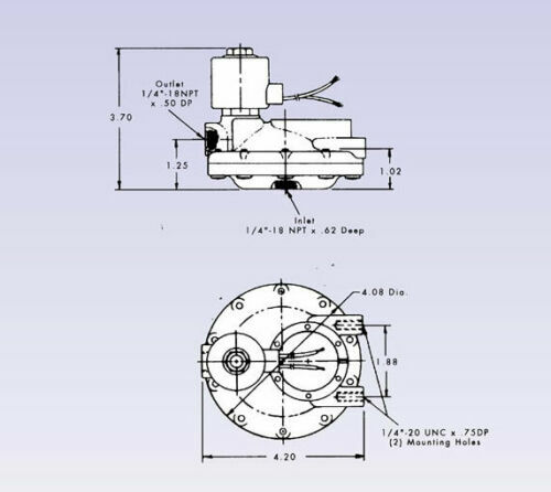 LP Gas Filter Shutoff 12V Advanced Fuel Components Model 142