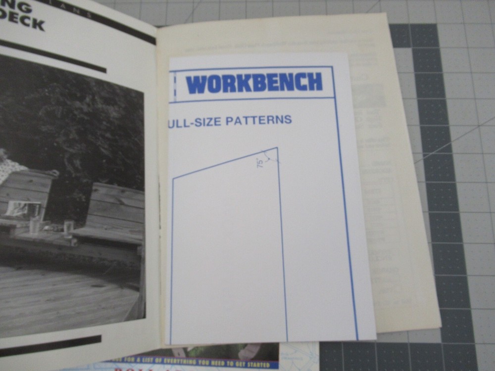 3 Workbench Project Plans. Bench, Deck, Grill Caddie
