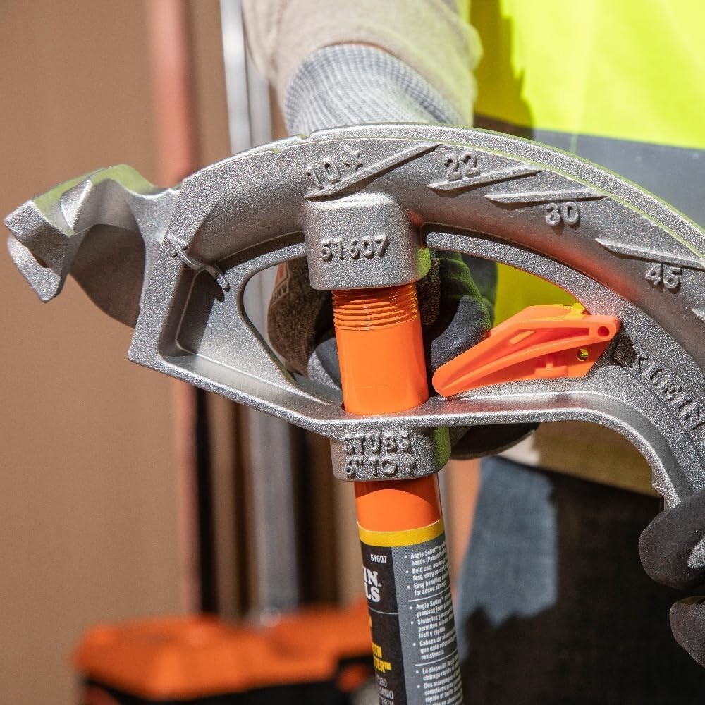 Precision Aluminum Conduit Bender with Interior Hook Surface for Stability