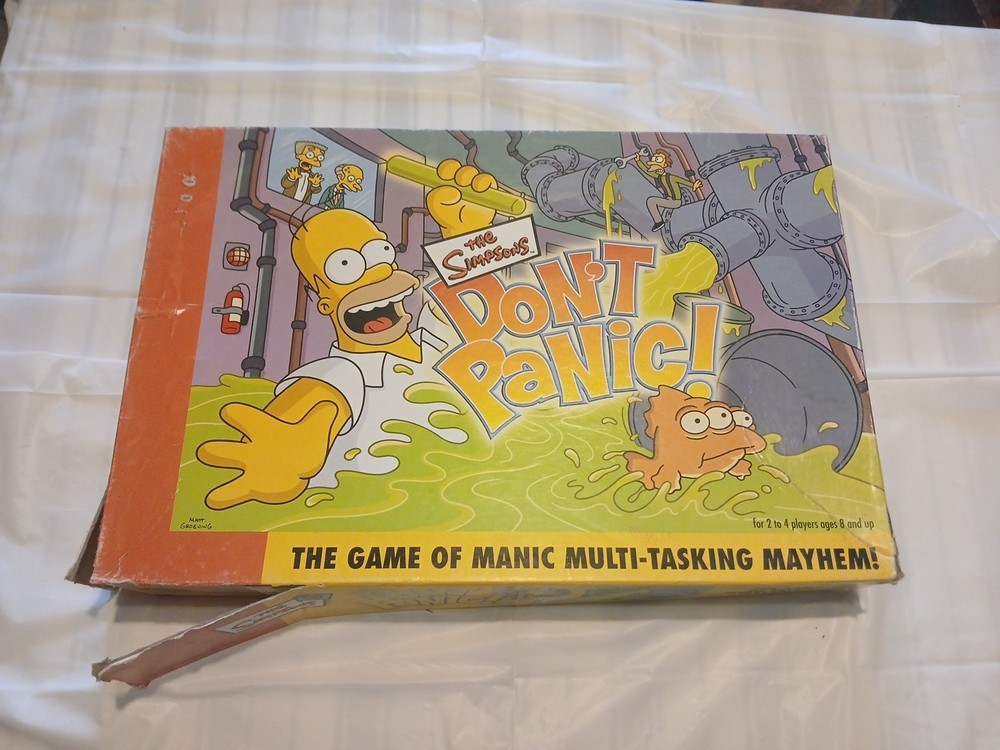 Don't Panic The Simpsons Board Game Complete