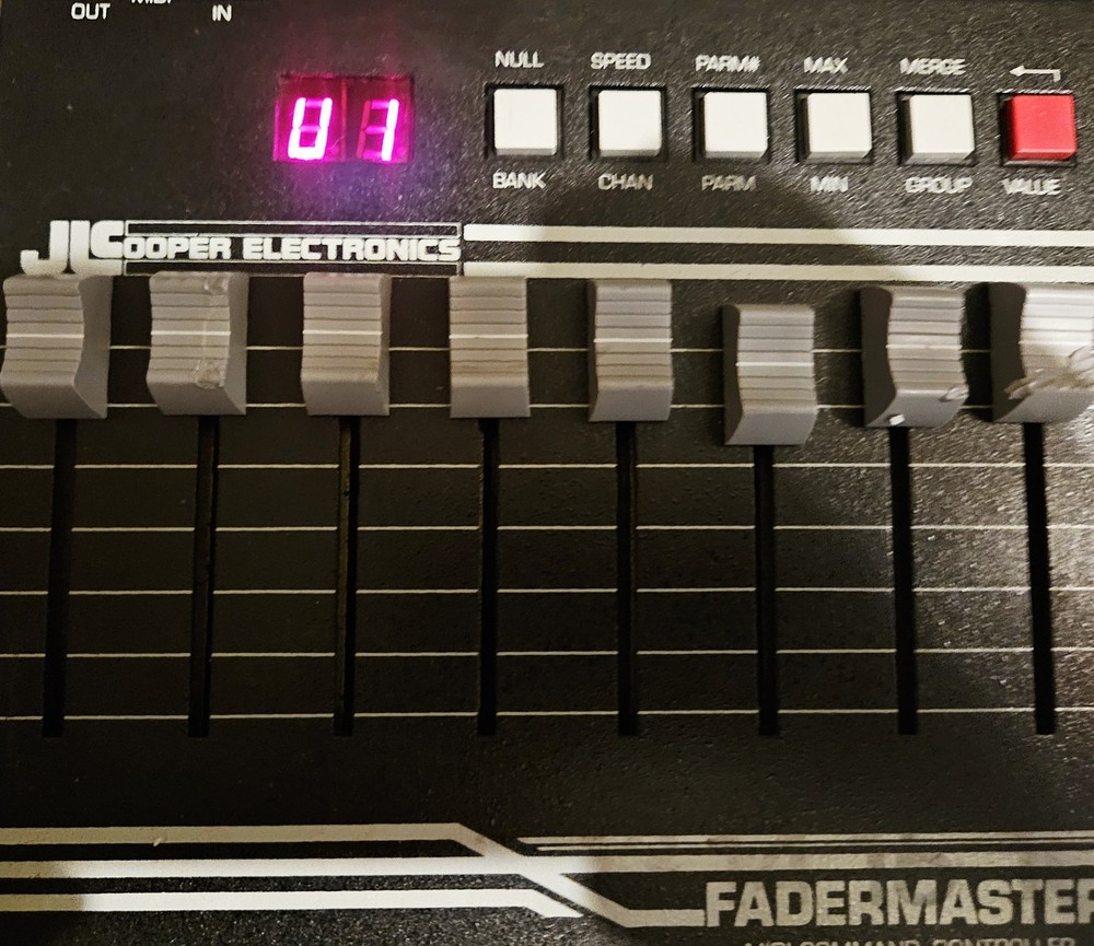 JC Cooper Electronics FaderMaster Professional MIDI Automation Controller TESTED