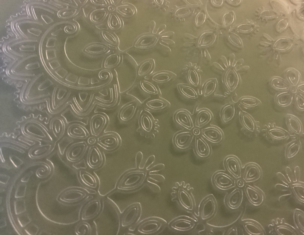 Anna Griffin Slimline Georgette Lace Embossing Folder
