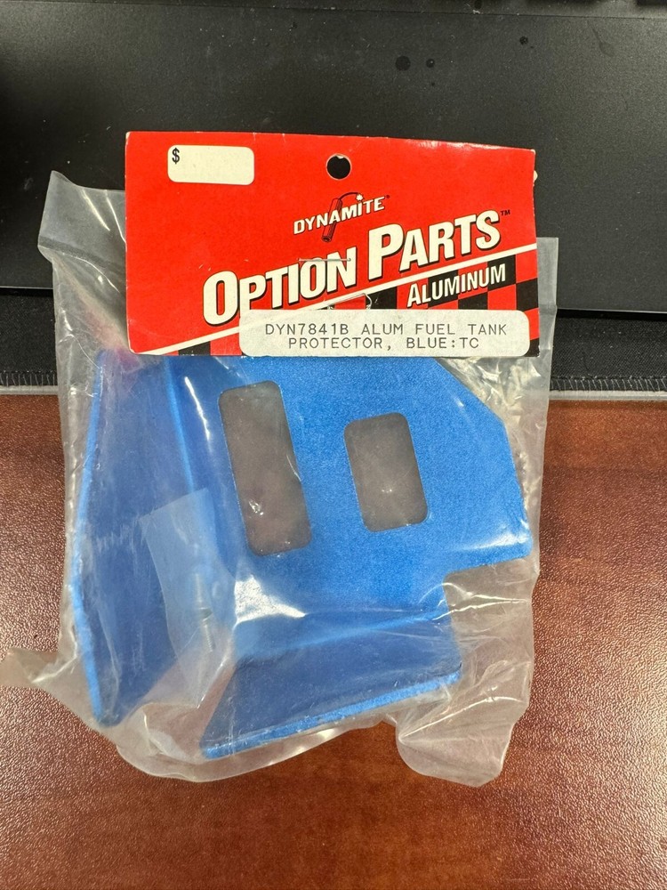 Dynamite DYN 7841B Aluminum Fuel Tank Protector Blue TC
