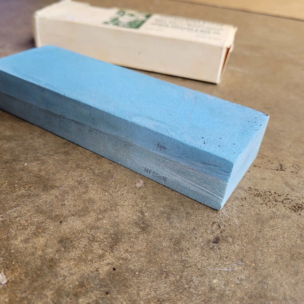 The Oregon Stone Sharpening Stone with Box and Instructions