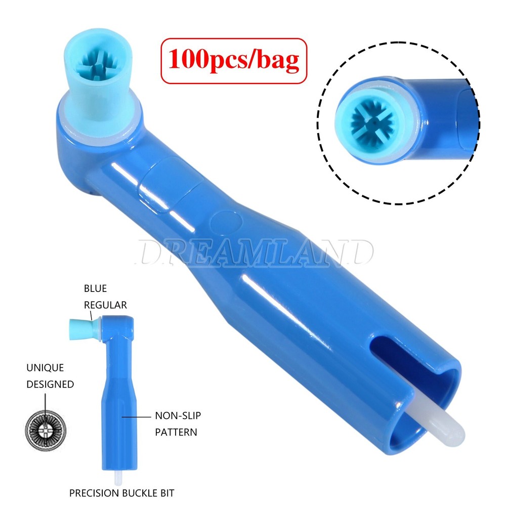 100 pcs Dental Disposable Prophy Angles Top USA