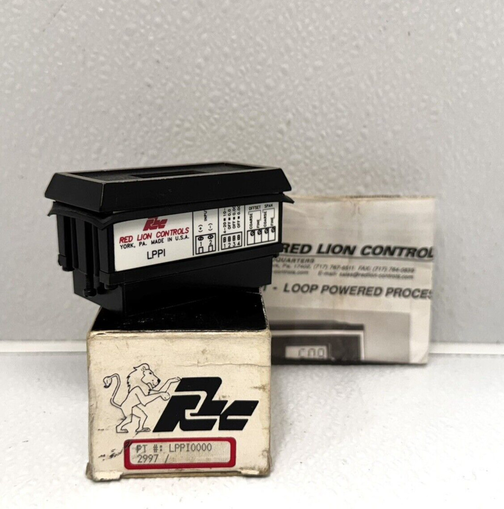 Red Lion Controls LPPI0000 Process Indicator LPPI