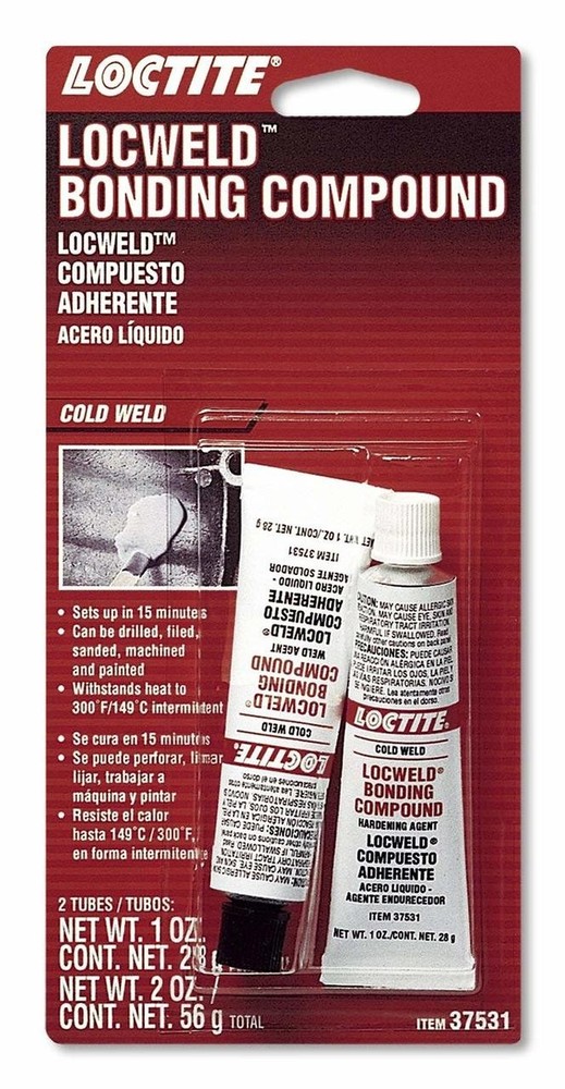 Loctite 56g LocWeld Epoxy Bonding Compound (Pack of 2) (37531)