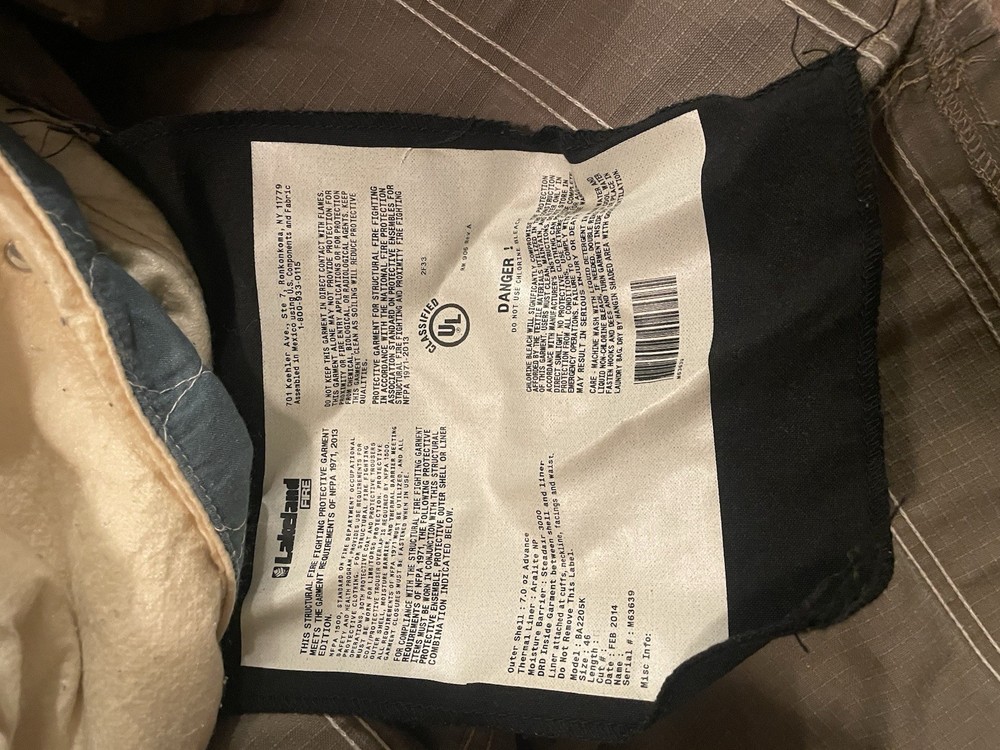 Lakeland Fire Structural Turnout Coat