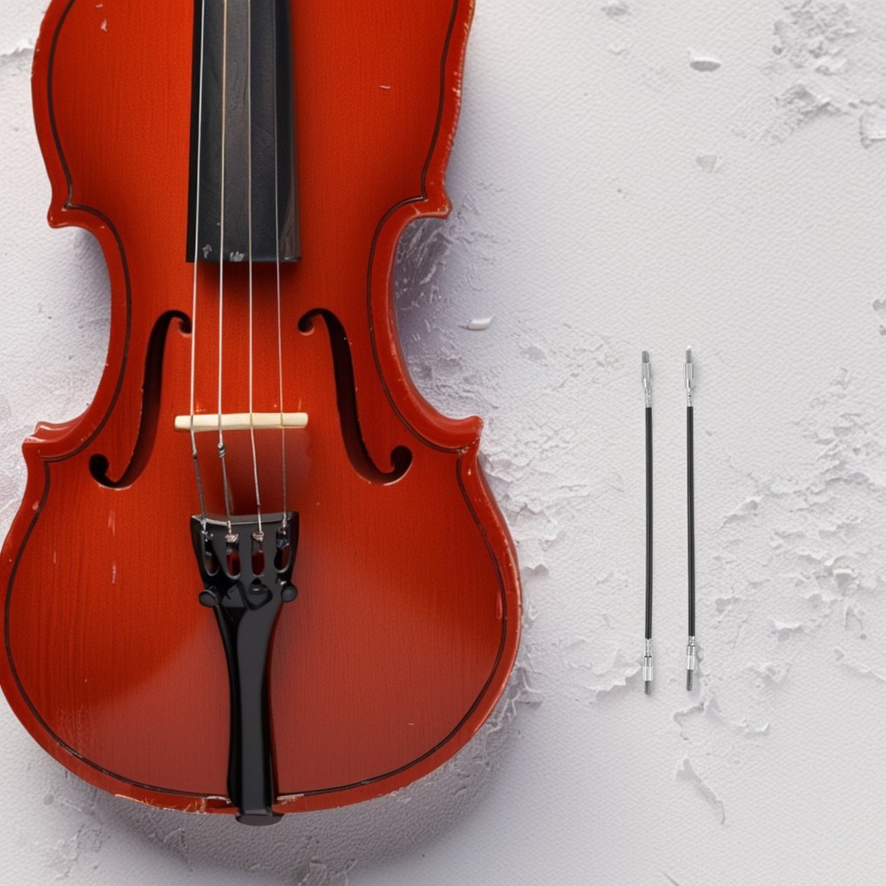2 Pcs Violin Tailcords Replacement Strings Tailgut Stringed Instrument Parts
