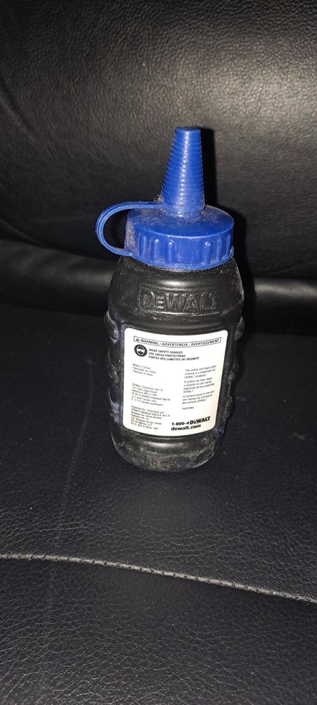 DeWalt Blue Marking Chalk Used