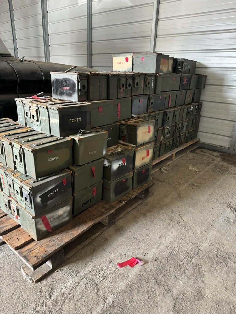 military ammo boxes metal