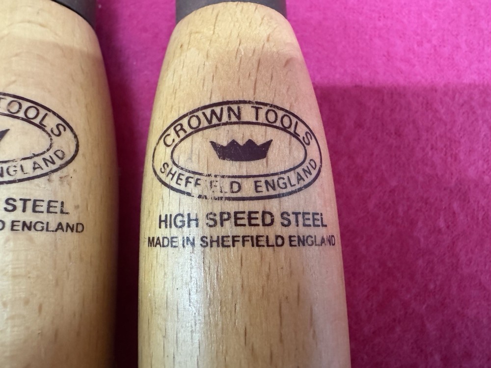 Crown Handmade 5 Piece Full Size Woodturning Set.