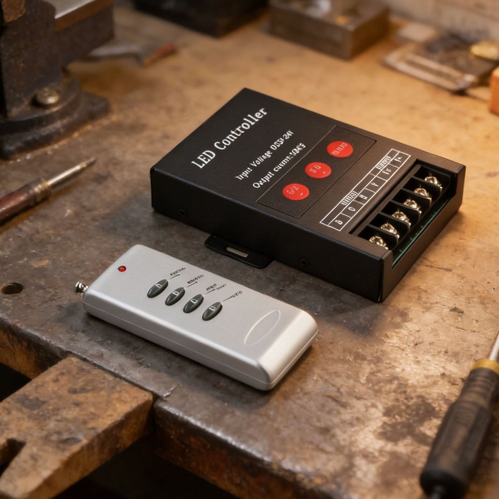 Remote Controlled LED Controller Compatible with Flexible LED Lighting