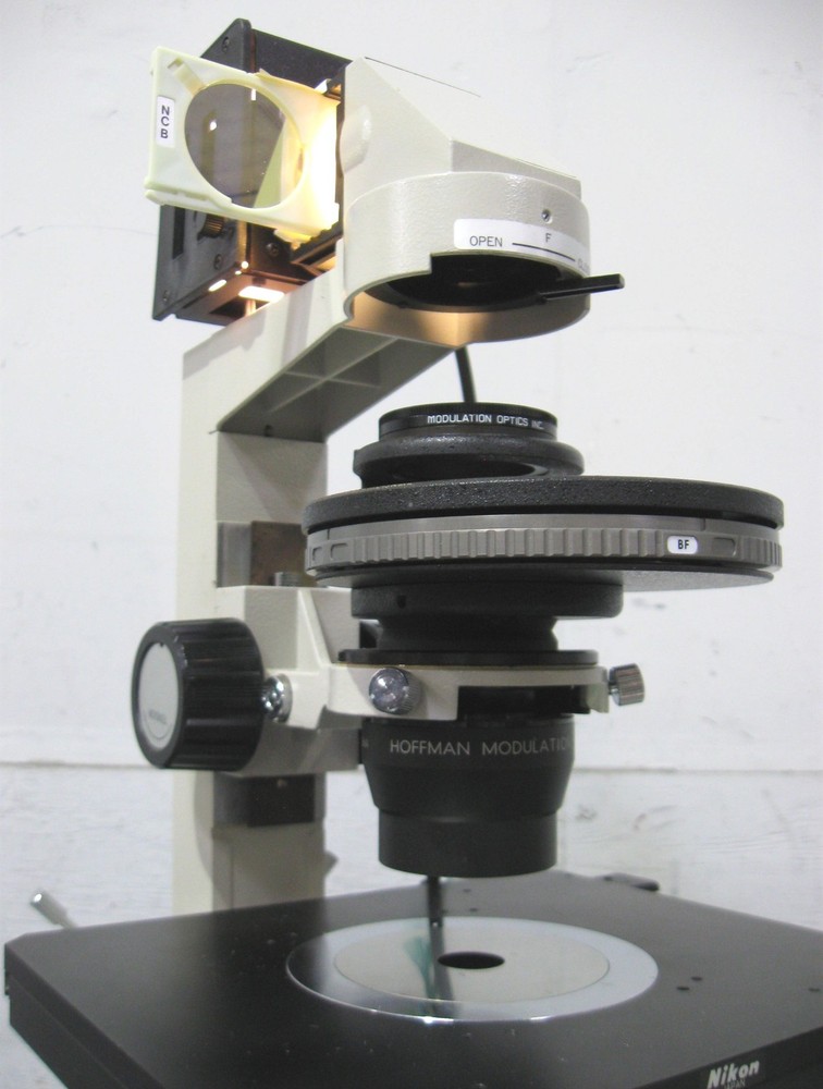 C200645 Nikon Diaphot Inverted Microscope, Hoffman Modulation Contrast, Epi-Ill