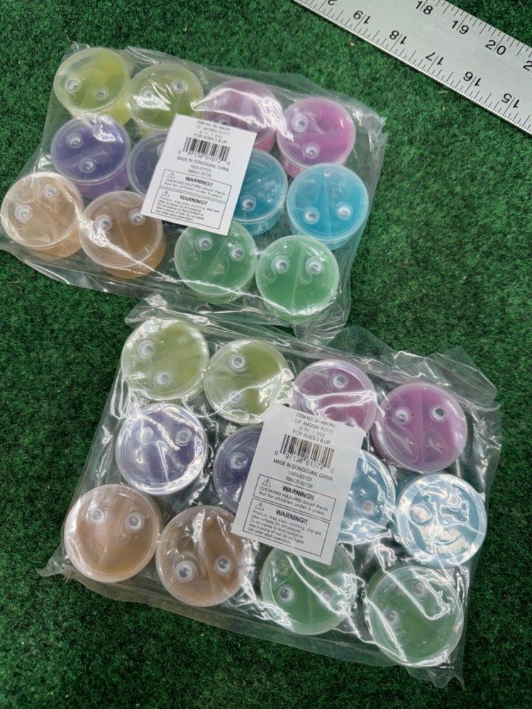 2 - Amoeba Putty Slime 1.5'' One Dozen