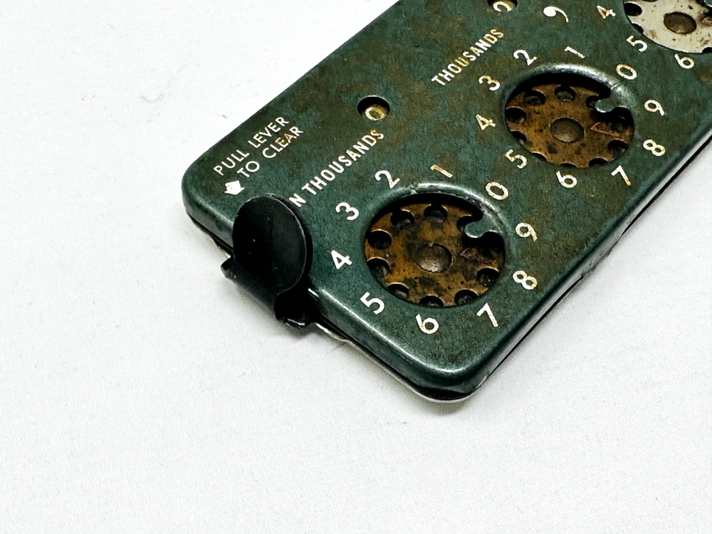 Vintage Adding Machine Calculator, THE LIGHTNING ADDING MACHINE