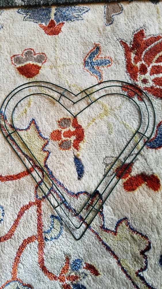 Metal Heart Wreath Form