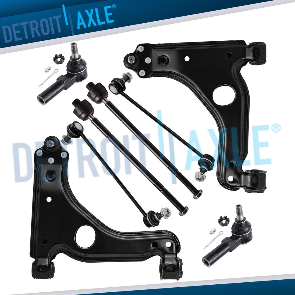 Front Lower Control Arm Tierod Sway Bar for 2000 - 2003 2004 2005 Saturn L LS LW