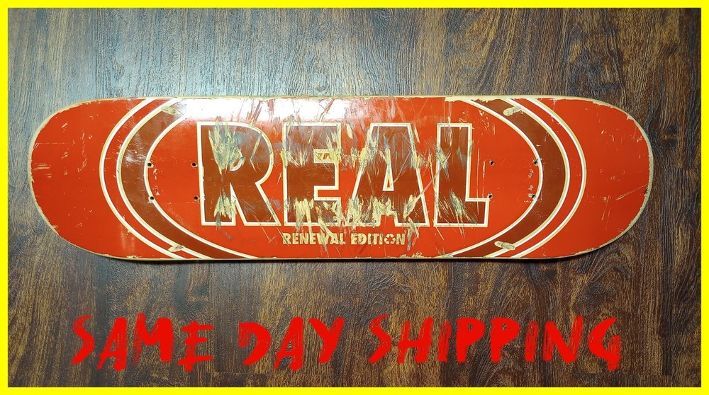 Skateboard Deck REAL Renewal Edition 2020 Red Oval Plain 32x8