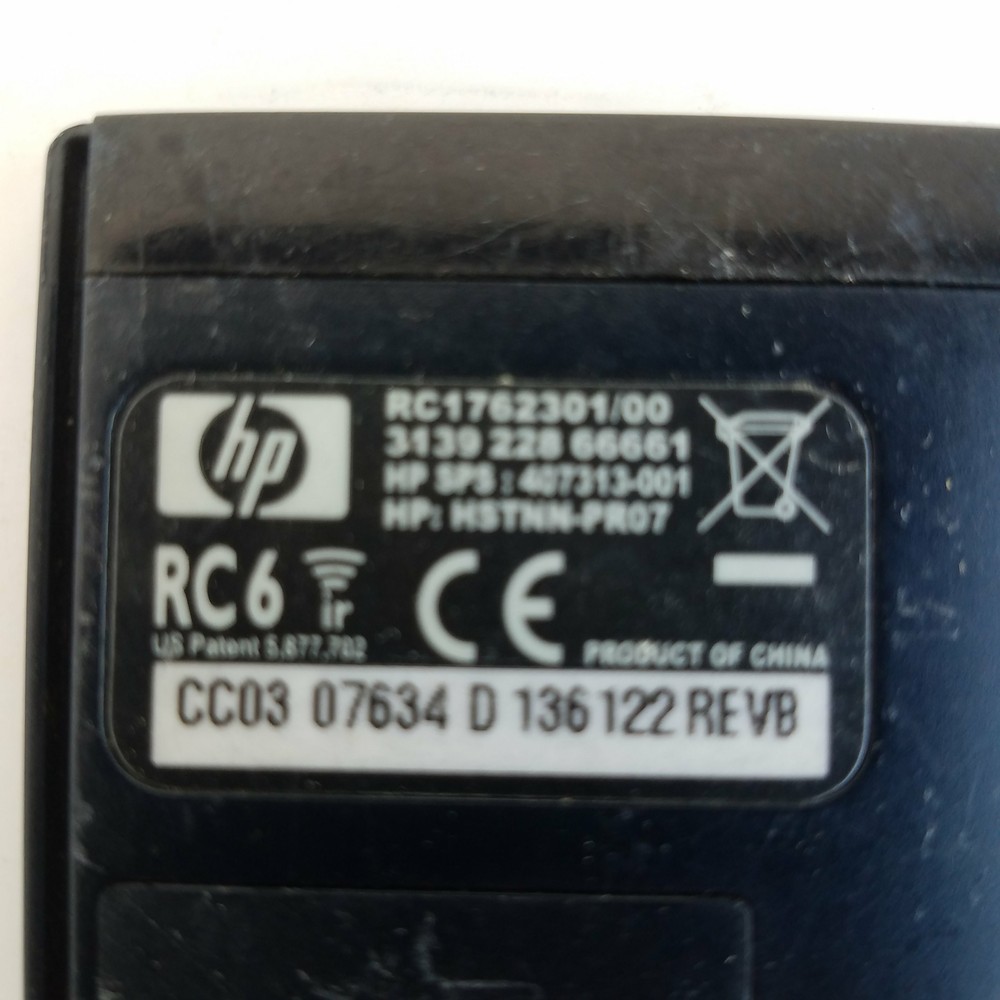 HP RC1762301/00 Media Center Remote Control