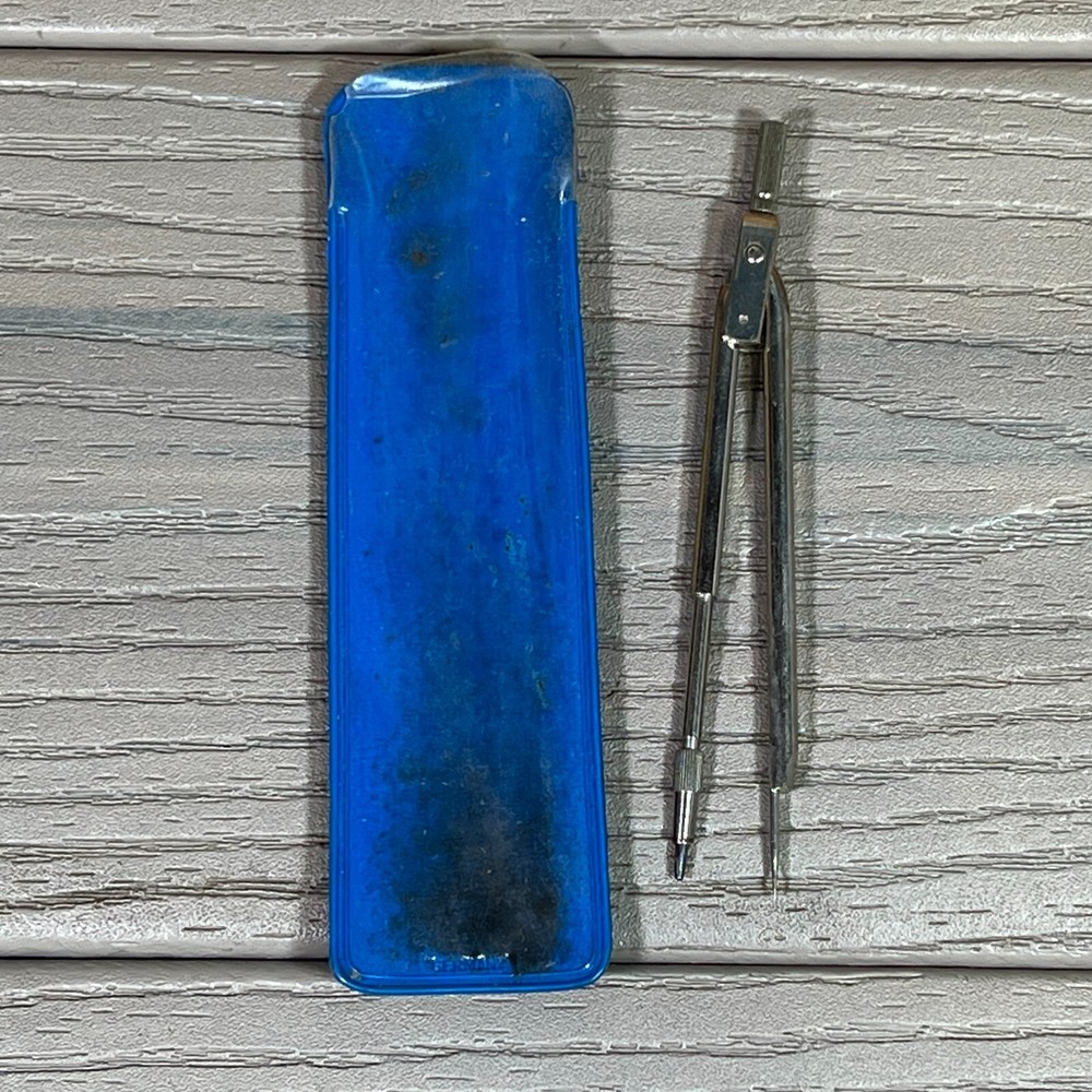 Vintage Germany Made Precision Drafting Compass For Drawing Engineering Graphite